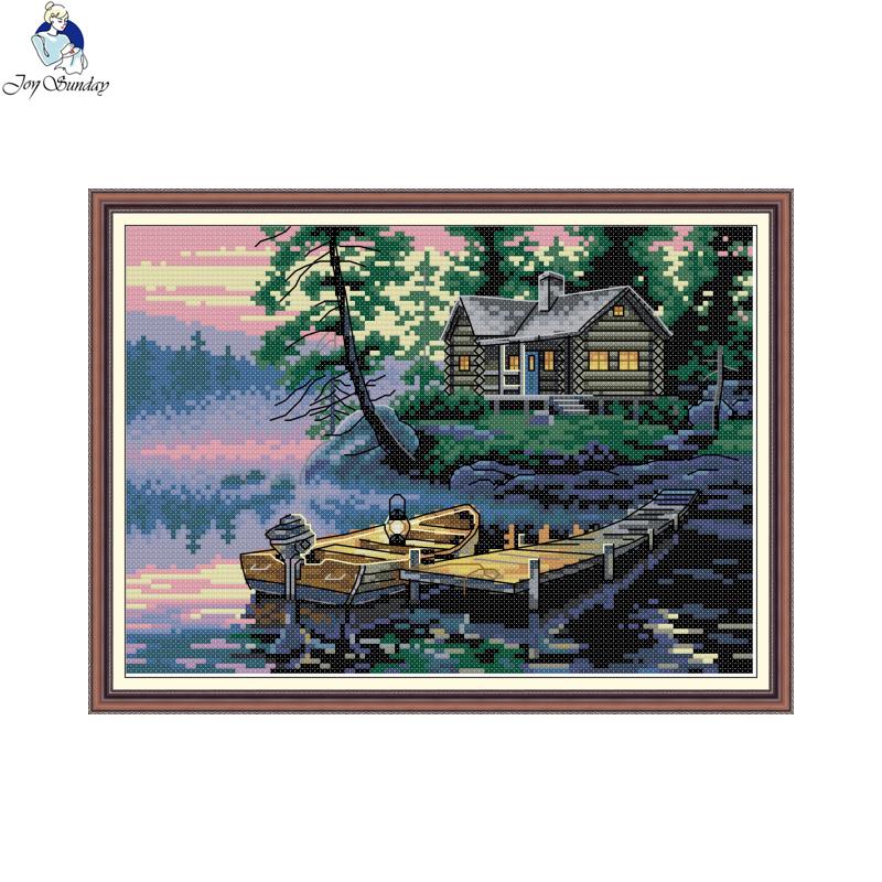 Embroidery Meaning - Freude Sonntag gezählt Kreuz stich Kits