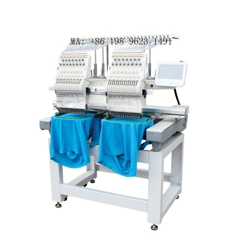 Embroidery Garments - 2 Köpfe 15 Nadeln Computergesteuerte Stickmaschine