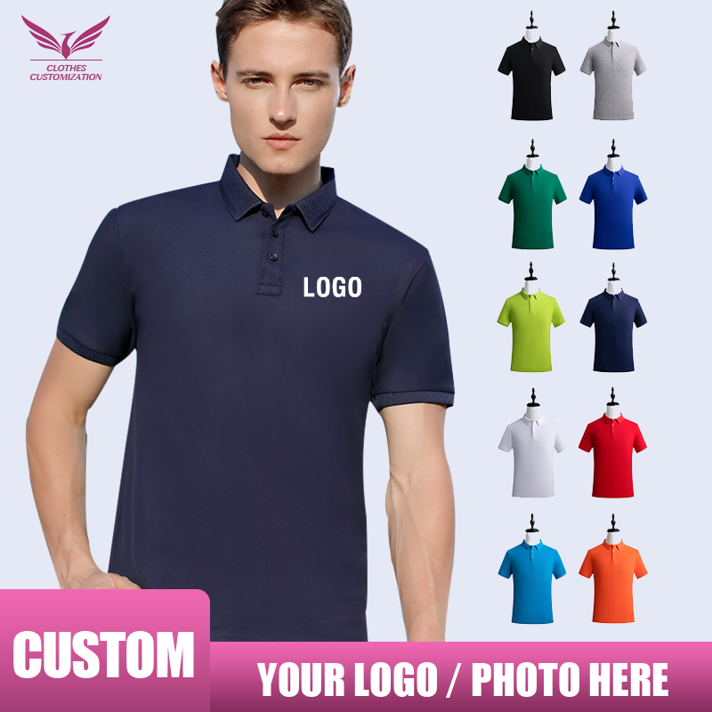 Embroidery Cotton Shirt - Personalisierbares Polo-Shirt mit individueller Stickerei, atmungsaktives