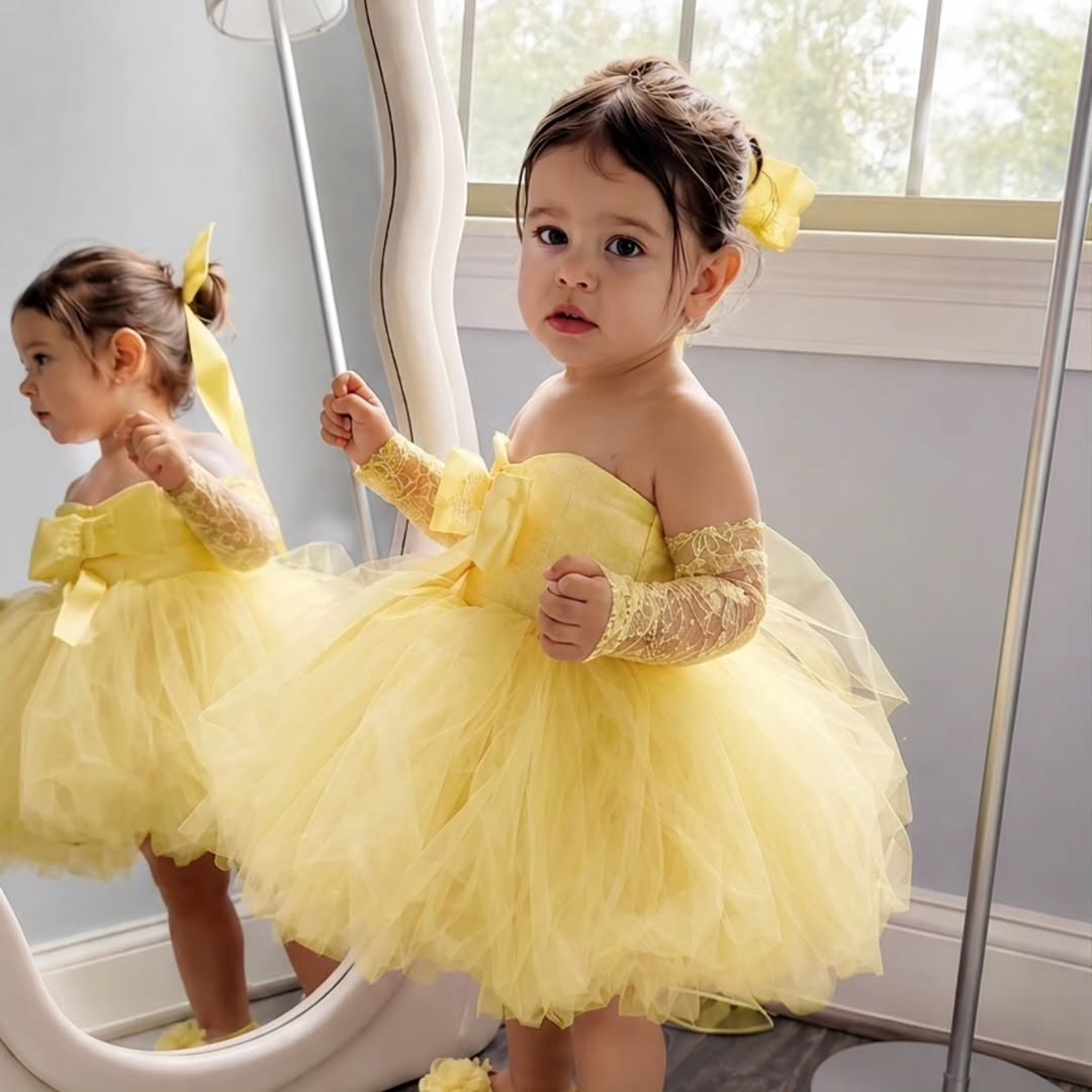 Prinzessin Gelbes Blumenmädche – Embroidery Yellow Dress Bewertung und Preis