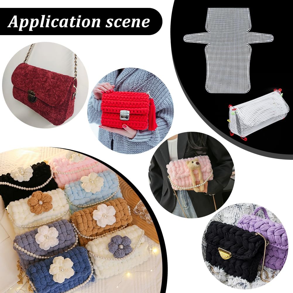 1–4 Stück Kunststoff-Netz-Canv – Embroidery Bag Bewertung und Preis