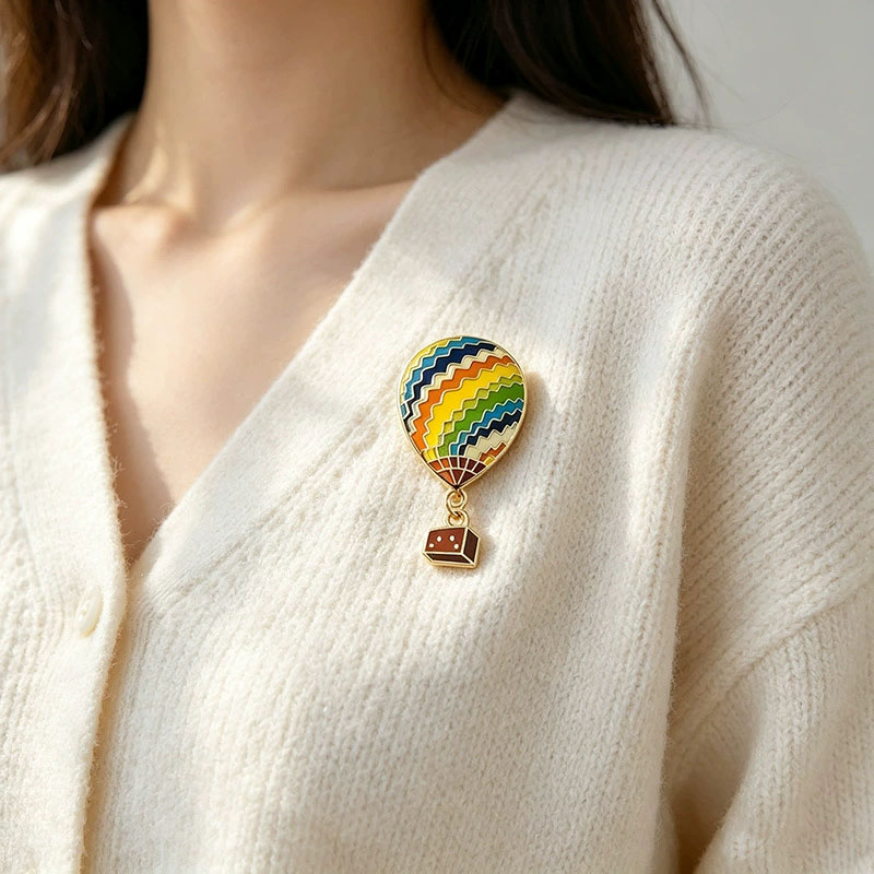 Heißluftballon-förmige Metallb – Embroidery Bali Bewertung und Preis