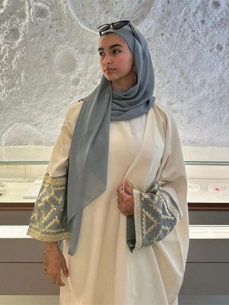 Eid Stickerei Kimono Abaya Dub – Embroidery Kebaya Bewertung und Preis