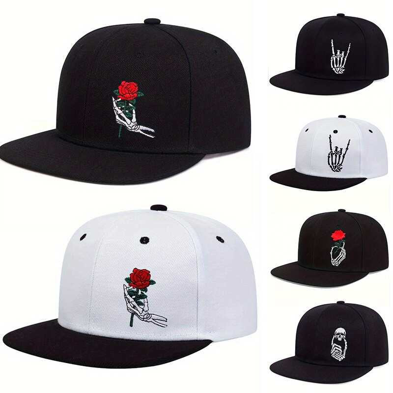 Unisex Skelett Finger Rose Sti – Embroidery Rose Bewertung und Preis