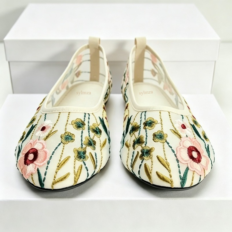 Runde Kappe Mesh Ballerinas Sc – Embroidery Meaning Bewertung und Preis