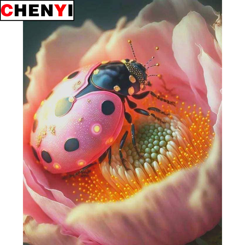 5d Diamant Malerei voller Bohr – Embroidery Lady Bug Bewertung und Preis