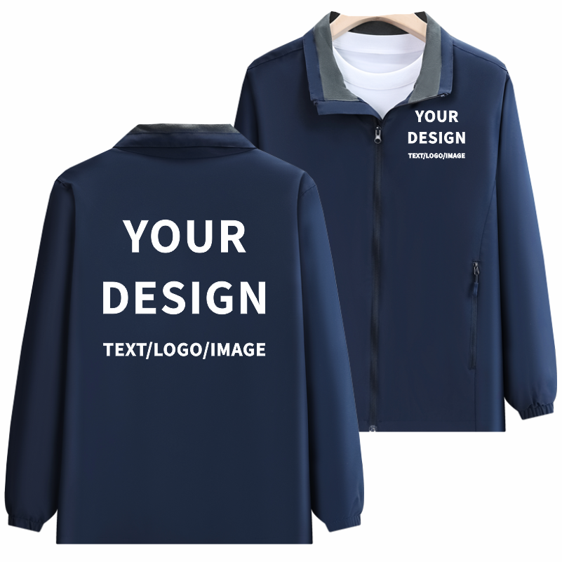 Modische einfarbige Jacke, ind – Embroidery Design Logo Bewertung und Preis