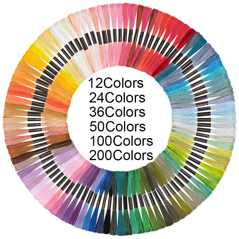 Stickgarn 12/24/36/50/100/200  – Embroidery Meaning Bewertung und Preis