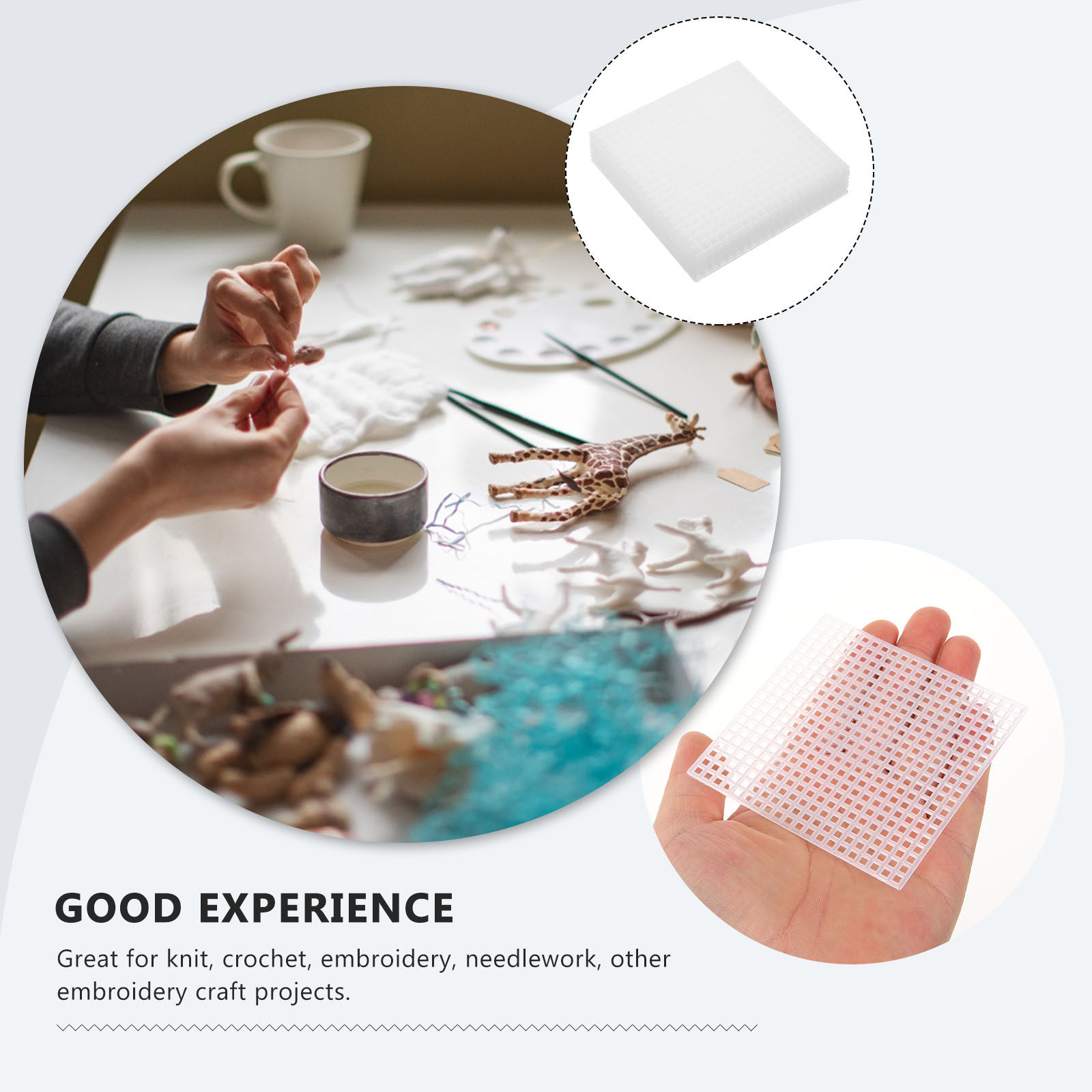 10 Stück Kunststoff-Netzplatte – Embroidery Bag Bewertung und Preis