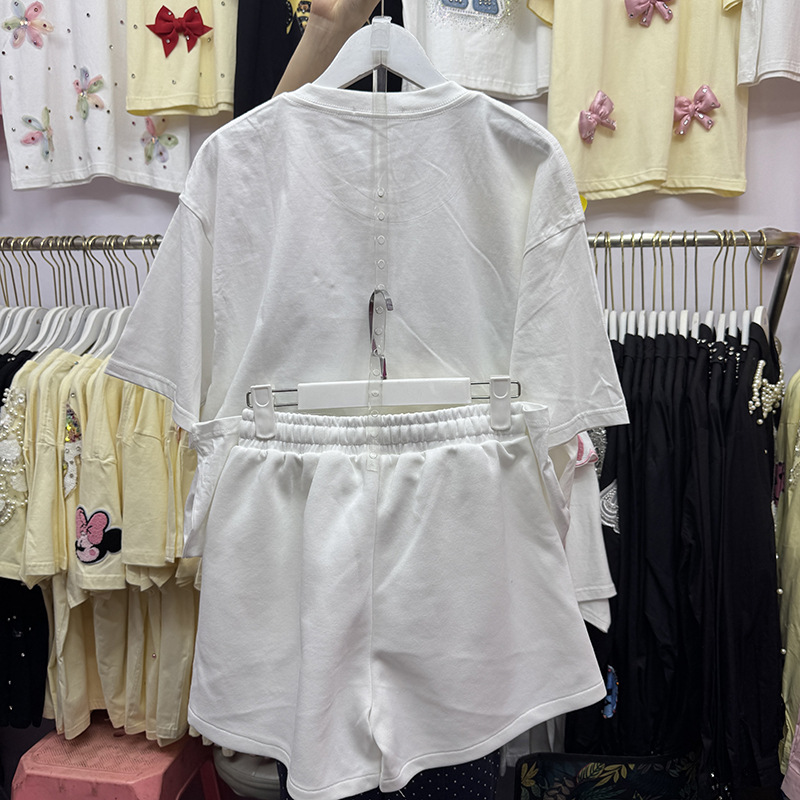 Sommer Bunte 3D Blumen T-shirt – Embroidery Cotton Shirt Bewertung und Preis