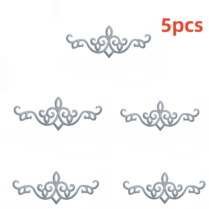 5 Stück gemusterte, bestickte  – Embroidery Meaning Bewertung und Preis
