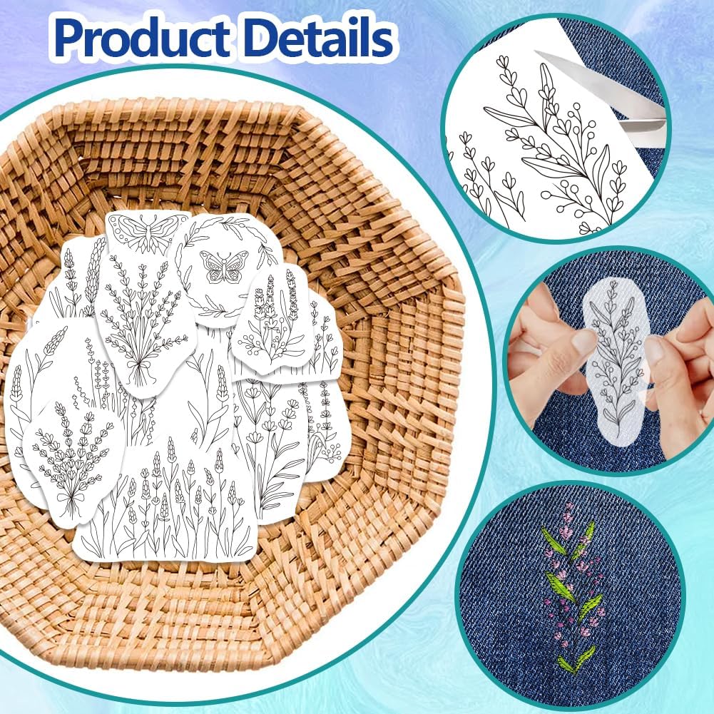 Lavendelblüten-Schmetterling W – Embroidery Meaning Bewertung und Preis