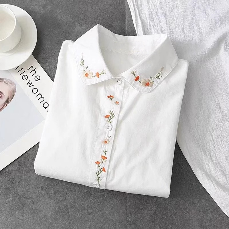 Neue Reine Baumwolle Weiße Shi – Embroidery Online Bewertung und Preis