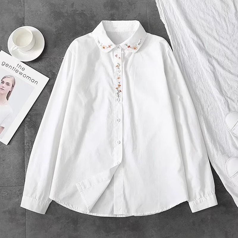 Neue Reine Baumwolle Weiße Shi – Embroidery Online Bewertung und Preis