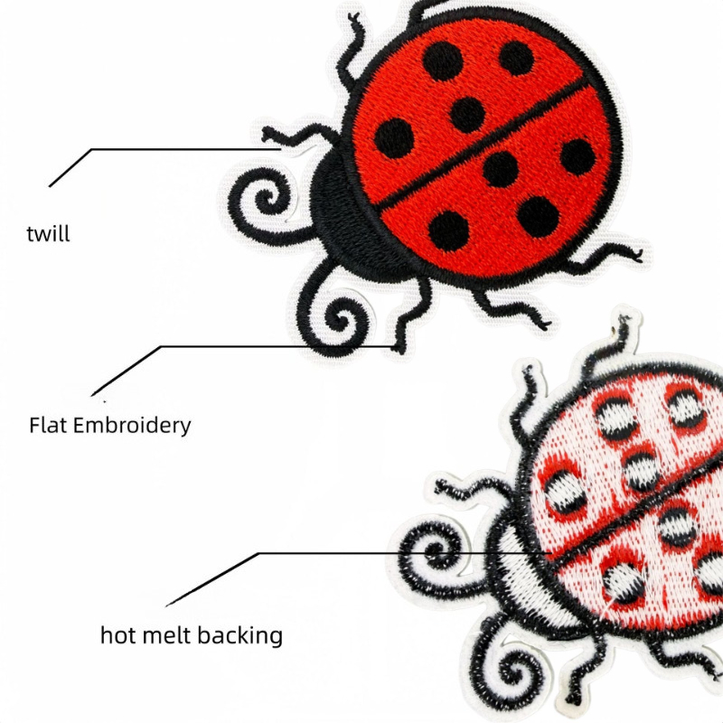 Kreativer, niedlicher Cartoon- – Embroidery Lady Bug Bewertung und Preis